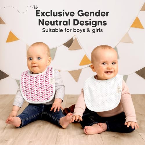 KeaBabies 8-Pack Organic Baby Bibs - Image 6