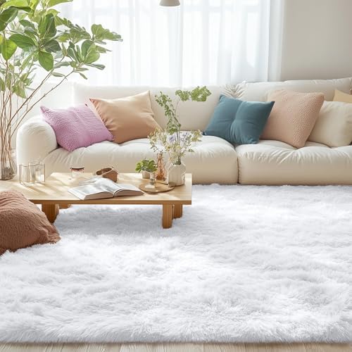 OLANLY 6x7 Area Rugs for Living Room Bedroom, Machine Washable Soft Fluffy - Image 5