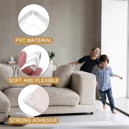 uxcell Corner Protectors, Furniture Corner Guard and Edges Safety Bumpers - Image 3
