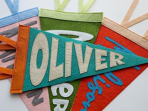 Rosanbella Personalized Name Pennant, Custom Felt Wall Decor - Image 5