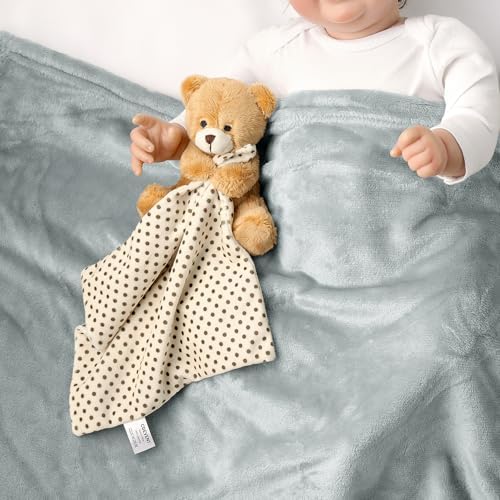 CREVENT Soft Plush Animal Face Security Blankets - Image 2