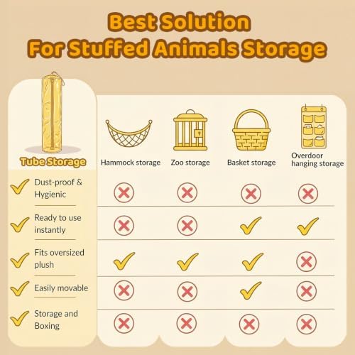 NTYNTY Clear Stuffed Animal Storage Tube - Image 7