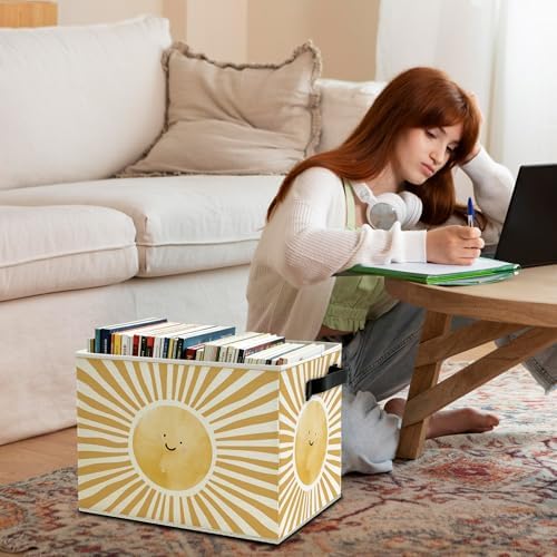 Boho Sunshine Classroom Storage Bins Box - Image 3