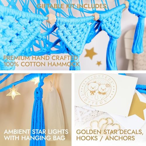 TIDYTEDS Macrame DreamLights Boho Stuffed Animal Storage Net Hammock Extra - Image 2