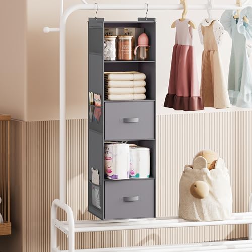 YOUDENOVA Hanging Closet Organizer, Hanging Shelves - Image 5