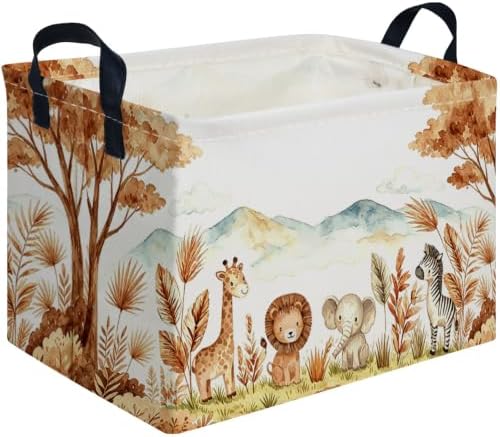 Rectangular Animal Baskets, Animal Storage Bins by FXOCSHE