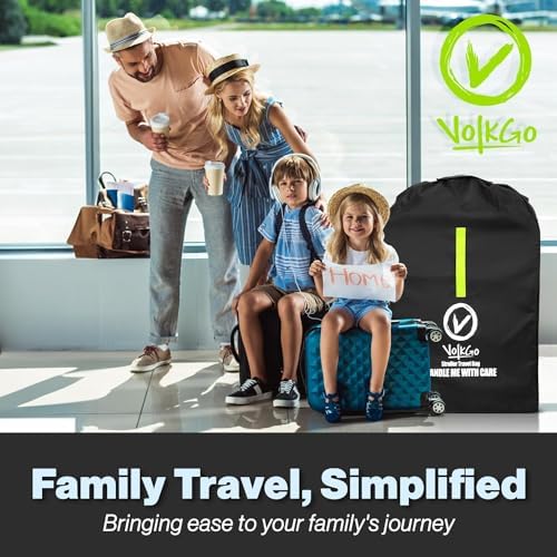 V VOLKGO Large Stroller Bag for Airplane, Large Cover for Airtravel, Jogger & - Image 5