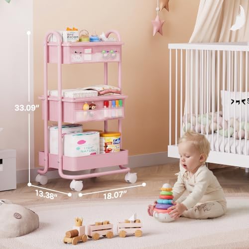 Modanais Baby Diaper Caddy Organizer Cart - Image 2