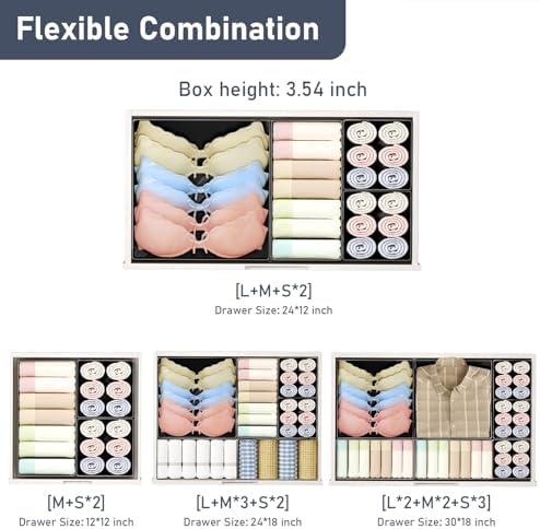 DIMJ Drawer Organizer Clothes Storage - Image 4
