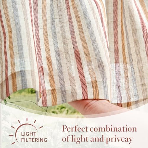 jinchan Linen Boxter Stripe Valances - Image 7