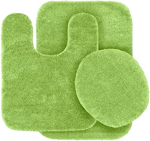 #6 Bath Mat, Contour Mat, and Lid Cover, by Unknown