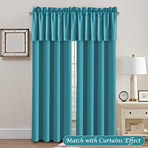 H.VERSAILTEX Blackout Valances for Windows, Kitchen Valance Curtains for Living - Image 3
