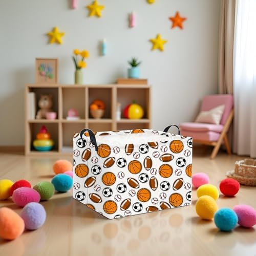 Rectangular Easter Basket Baby Girl Basket Fabric Storage Bin Organizer Box - Image 4