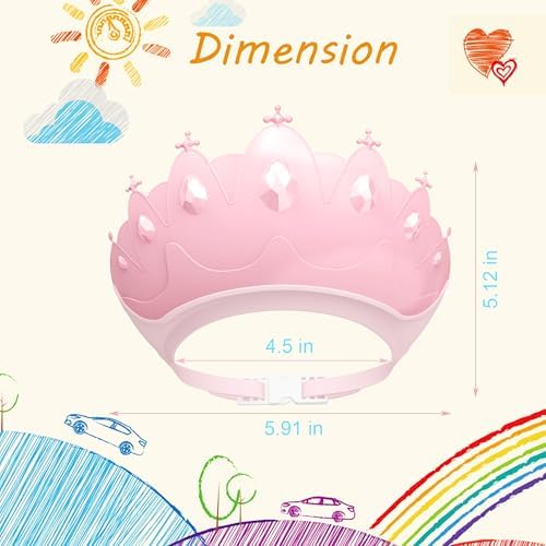 Baby Shower Cap Shield, Baby bath set shower cap, Visor Hat - Image 6