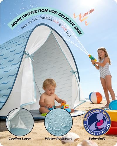 Pop-Up Baby Beach Tent UPF 50+ - Image 3