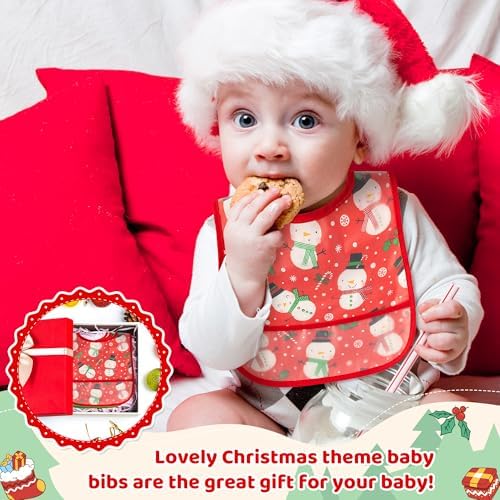 Christmas Baby Feeding Bib - Image 4