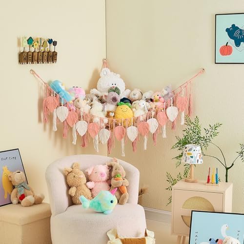 Pretty Jolly Stuffed Animal Storage Hammock - Image 4