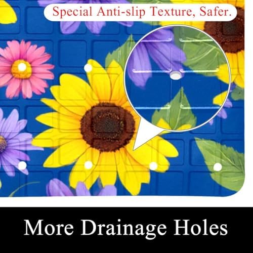 Baby Bath Mat Non Slip 26.8"x15.1" Bathtub Mat - Image 2