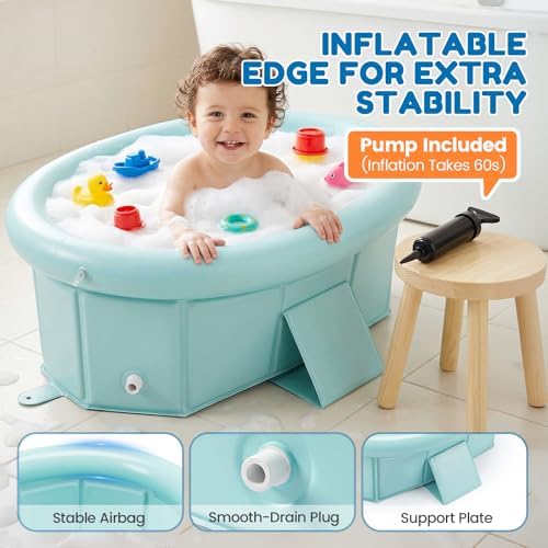 Orzbow Portable Toddler Bathtub - Image 5