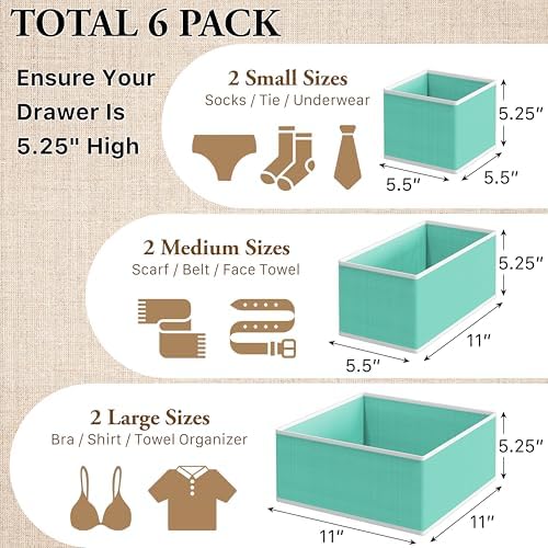 Simple Houseware Underwear Drawer Organizer - Image 2