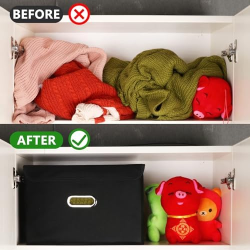 4-Pack Large Collapsible Storage Bins - Image 4