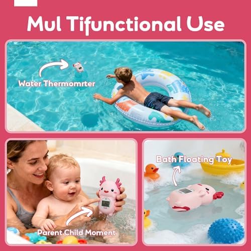 Baby Bath Thermometer for Infants, Axolotl Water Thermometer for Bathtub - Image 3