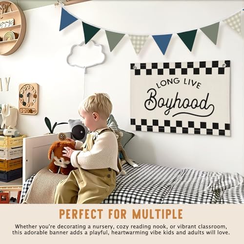 Boys Room Wall Art Decor, Sage Green Kids Room Decor - Image 6