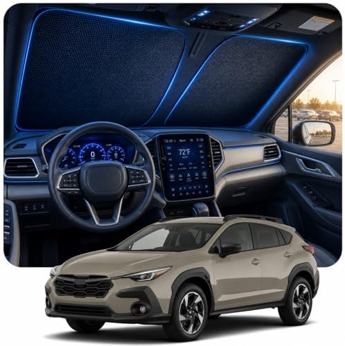 DooGooCoo Windshield Sun Shade for Subaru Crosstrek 2018-2025 2026 Sunshade for by DooGooCoo