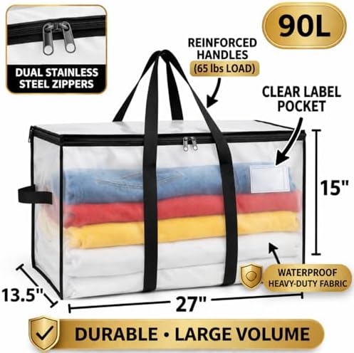 2-Pack Comforter Storage Bags - Image 2