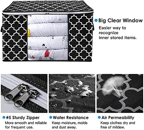 Storage Bags 100L 4Pack Clothes Organization and Storage Containers - Image 5