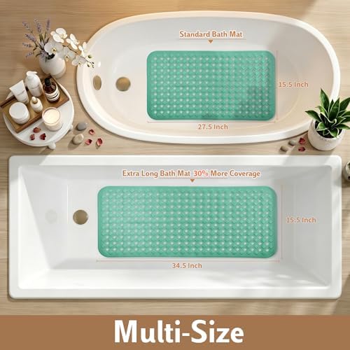 Yimobra Bathtub Mat Non Slip, Long Anti Slip Bath Tub Mat - Image 6