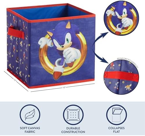 Idea Nuova Sonic the Hedgehog Storage Cubes - Image 3