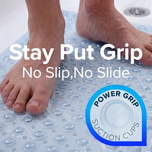 SlipX Solutions 39x16 Extra Long Non Slip Bath Mat, Tub & Shower - Image 2