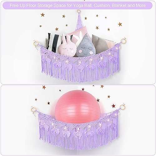 Macrame Stuffed Animal Storage - Image 5