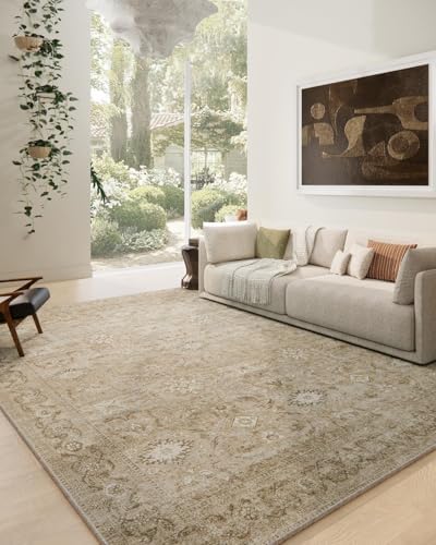 10x14 Area Rugs for Living Room: Large Washable Bedroom Rug Non Slip Carpet by palohom