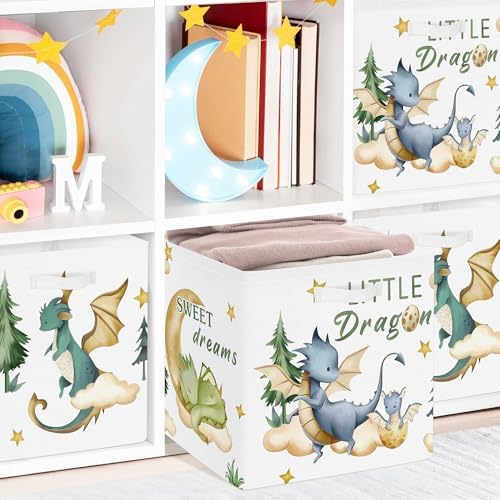 Clastyle 11.8" Dinosaur Storage Basket Set of 3 - Image 5