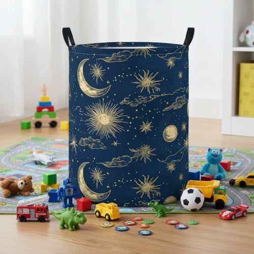 Baby Laundry Basket Baby Nursery Hamper Kids Laundry Basket Toy Storage Bin - Image 6