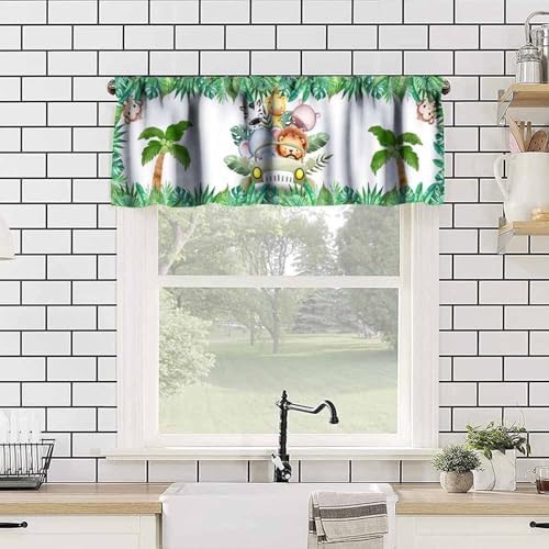 Baby Safari Animals Window Valance - Image 2