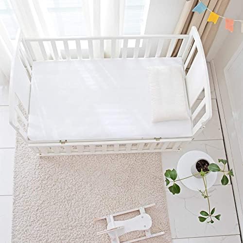 Flannel Crib Protector Pad，100％ Waterproof Mattress Protector Pad, One Size by ShunjieHome
