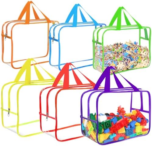 6 Colors L & XL Toy Storage Bags by OPELETNNT