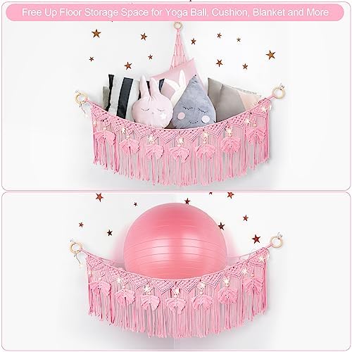 Macrame Stuffed Animal Storage - Image 4