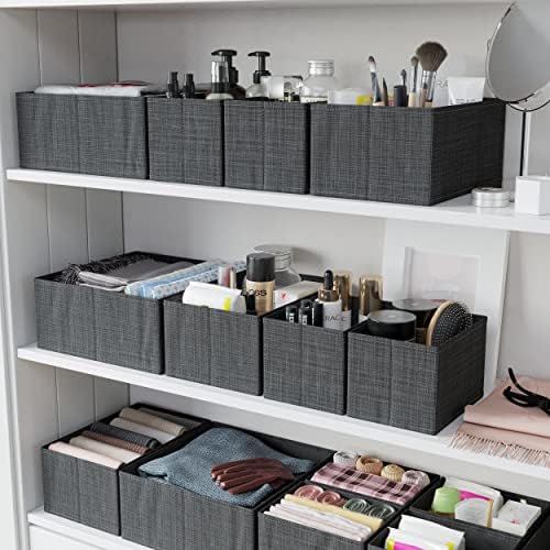 Drawer Organizer Set of 12 Dark Grey - Image 6