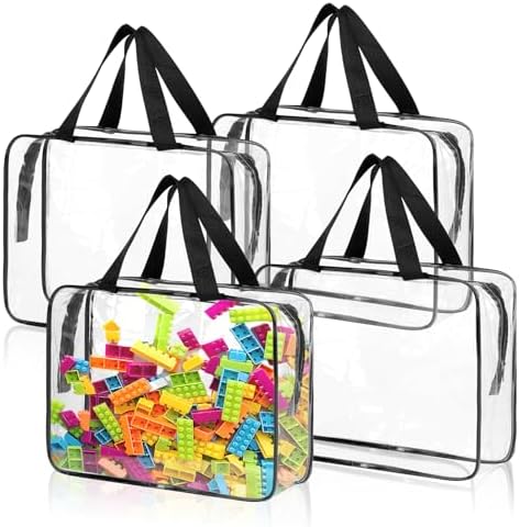 4 Pack Toy Storage Organizer Bags by MOWPOG