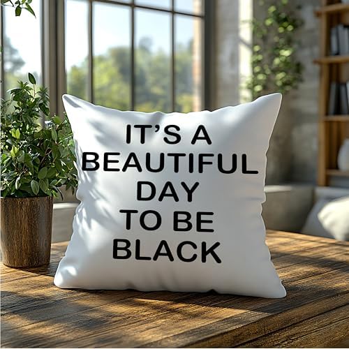 Black and White Quotes Pillow Cover 18x18, Modern Black Girls Boys Women Men - Image 5