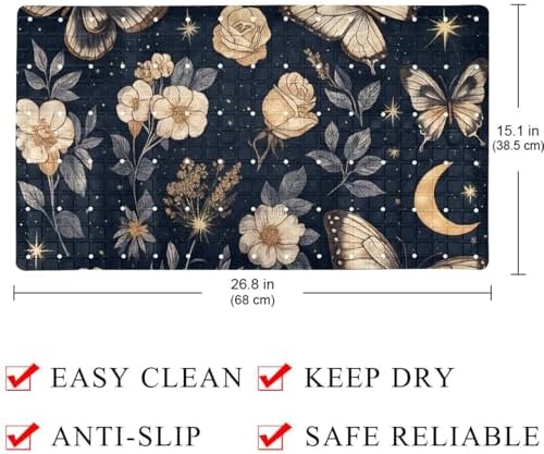 Non Slip Shower Mat Bathtub Mat 15.1x26.8 Inch, Quick Dry Bath Mat - Image 4