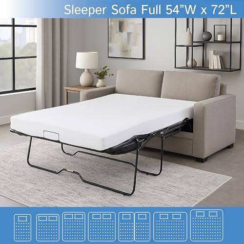 Sleeper Sofa Full Size Mattress Protector 54" Wx72 Lx5 D - Image 2