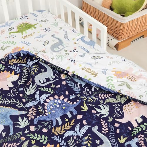 Pea Pod 4 Piece Dinosaur Toddler Bedding Set - Image 6