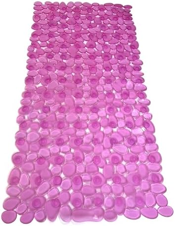 “Pebbles” Non-Slip Bathtub/Shower Mat 27.5”x14” Rectangular, Machine-Washable - Image 2