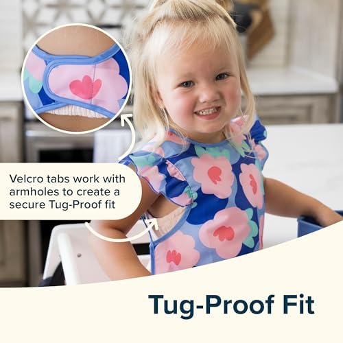 Tiny Twinkle Mess Proof Baby Bibs | 2 Pack Waterproof Toddler Bib - Image 5