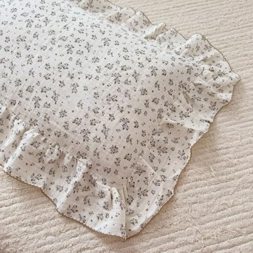 BuLuTu Vintage Floral Muslin Toddler Pillowcase 14"x20", 1 Pack - Image 3